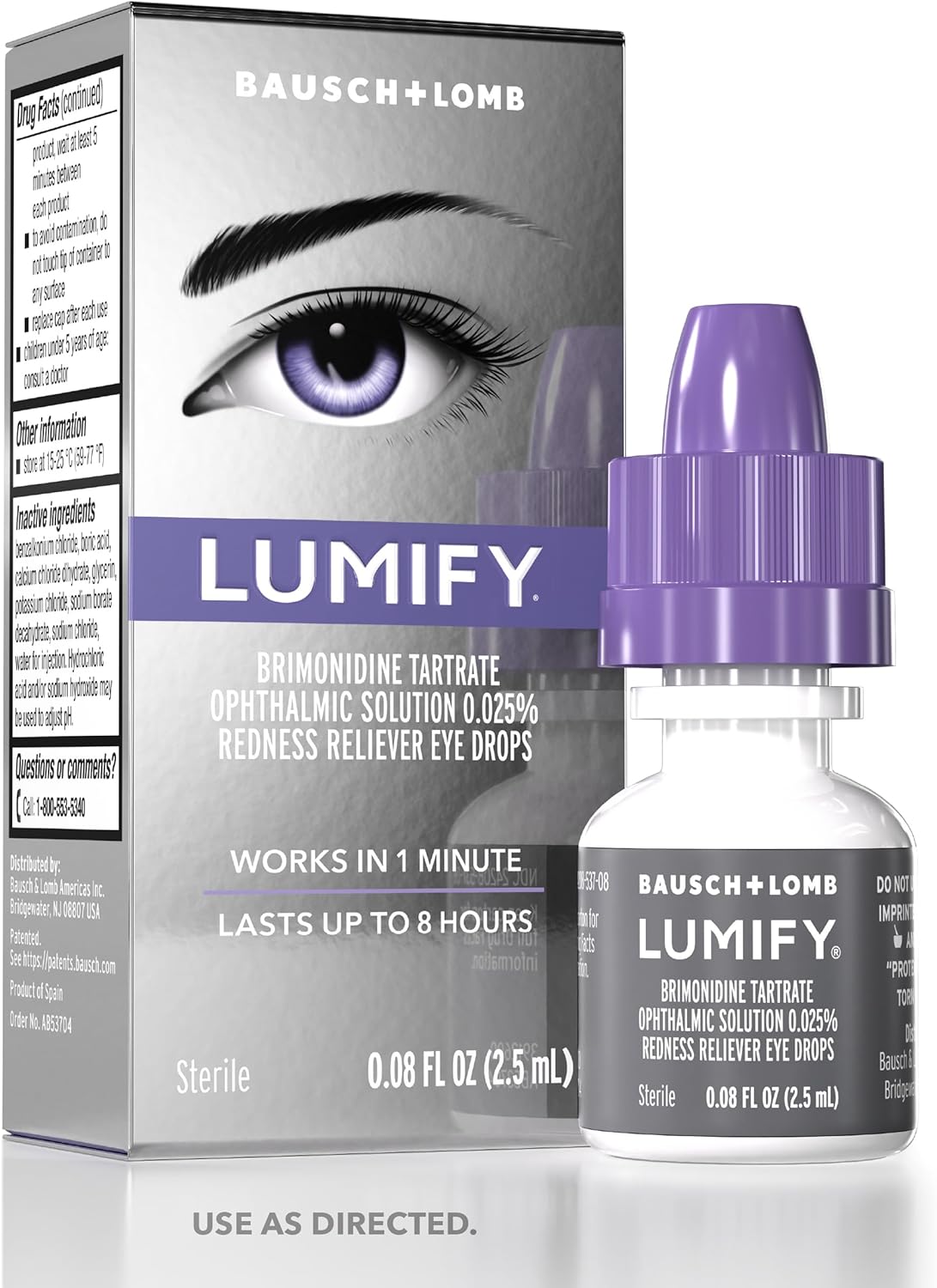 LUMIFY Eye Drops for Red Eyes, Redness Reliever