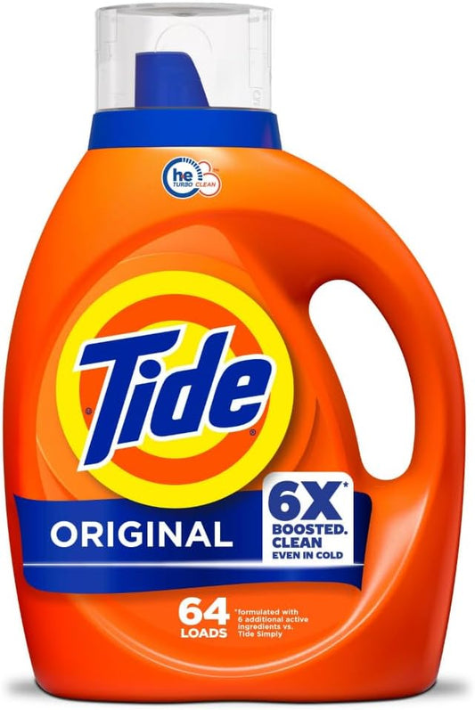 Tide Liquid Laundry Detergent, Original, 64 loads, 80 fl oz