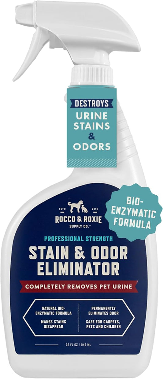 Rocco & Roxie Pet Stain & Odor Eliminator for Strong Odor