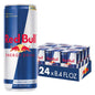 Red Bull Energy Drink with B Vitamins, 8.4 Fl Oz, 6 Packs of 4 Cans (Pack of 24)